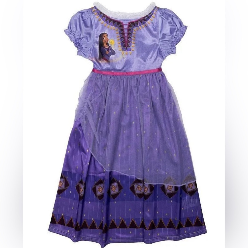 Disney’s Wish Asha and Star Nightgown. Size 4. NWT